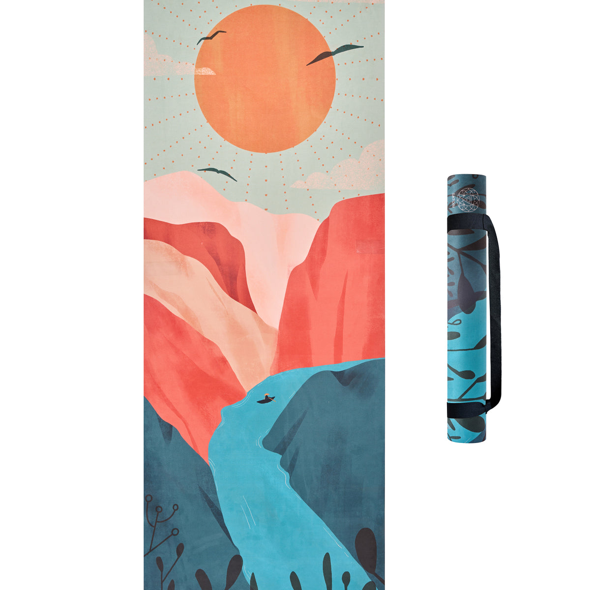 Greta Van Fleet Yoga Mat, Mountain of the Sun, Vegan Microfiber Suede  Rubber Yoga Mat, Non Slip Mat