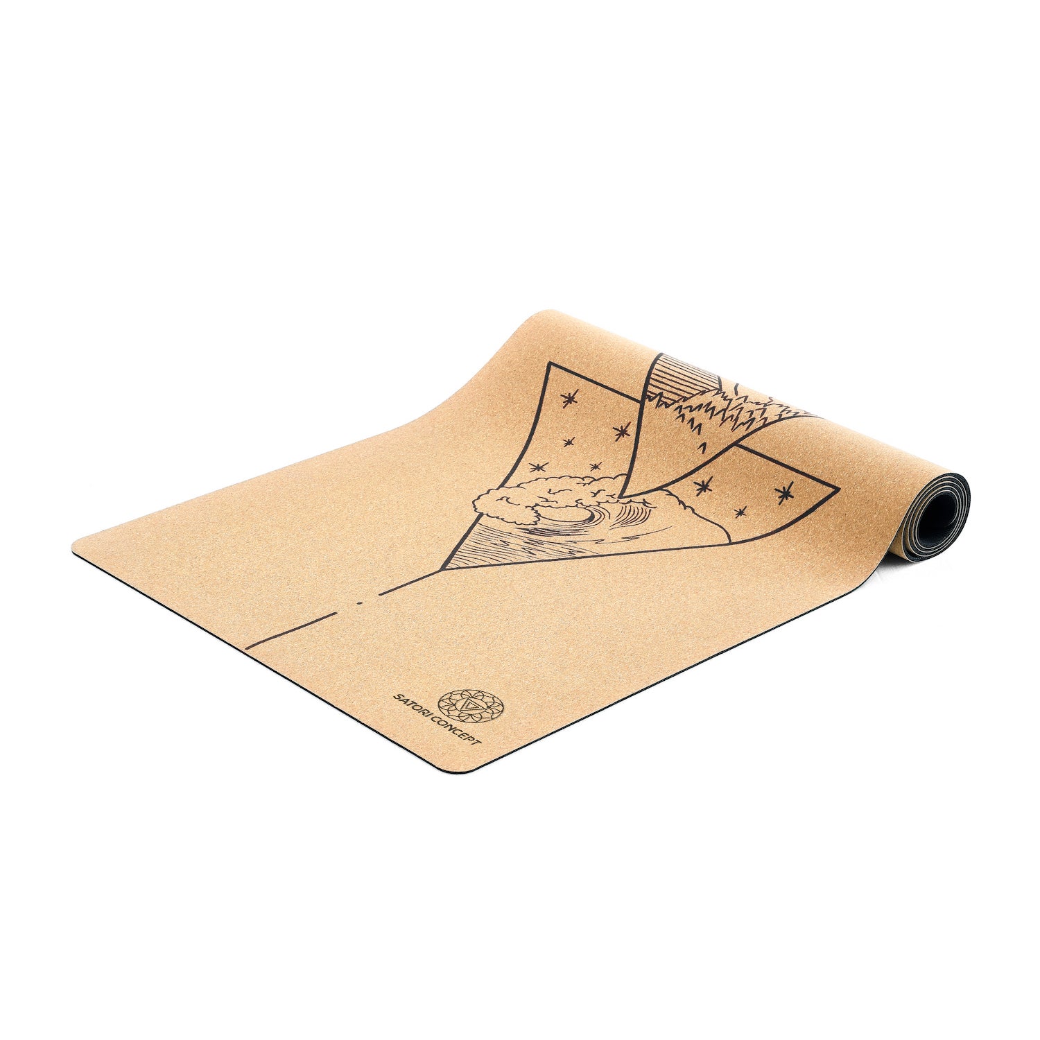 Four Elements Cork Yoga Mat